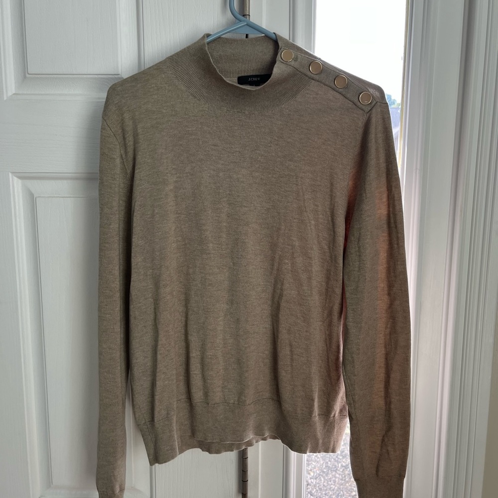Jcrew sweater L beige